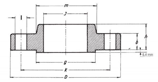 Flange da saldare a sovrapposizione classe 600-ANSI B 16.5 FLANGE