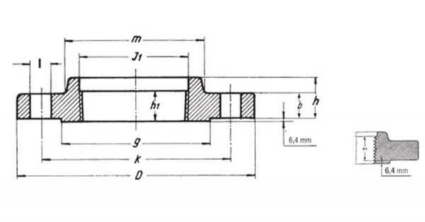 Flange filettate classe 400-ANSI B 16.5 FLANGE