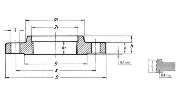 Flange filettate classe 600-ANSI B 16.5 FLANGE